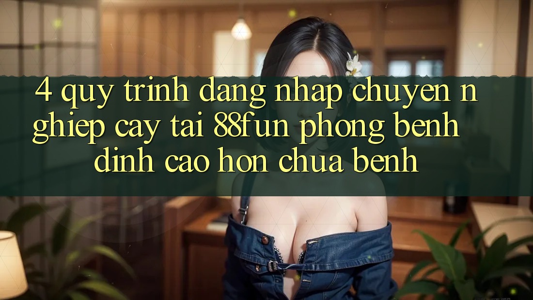 4. Quy Trình Đăng Nhập Chuyên nghiệp cậy Tại 88fun: Phòng Bệnh Đỉnh cao hơn Chữa Bệnh