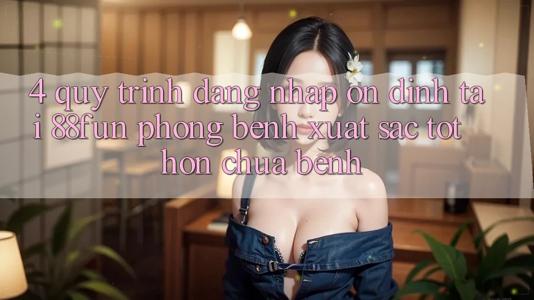 4. Quy Trình Đăng Nhập Ổn định Tại 88fun: Phòng Bệnh Xuất sắc tốt hơn Chữa Bệnh