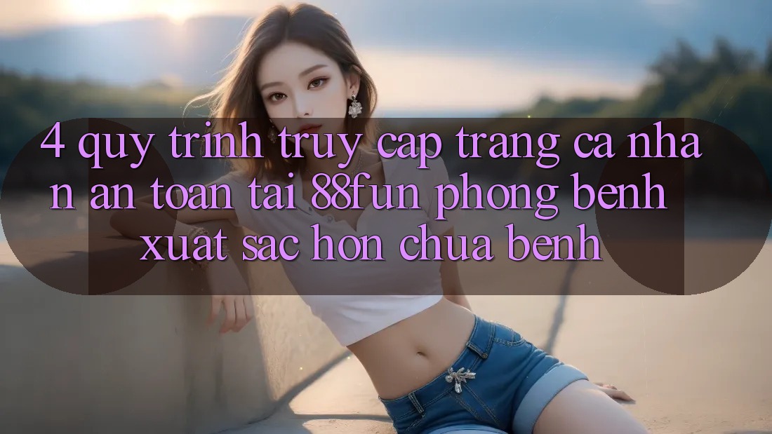 4. Quy Trình Truy cập trang cá nhân An Toàn Tại 88fun: Phòng Bệnh Xuất sắc hơn Chữa Bệnh 4. Quy Trình Truy cập trang cá nhân An Toàn Tại 88fun: Phòng Bệnh Xuất sắc hơn Chữa Bệnh