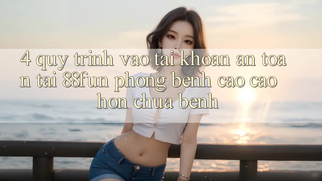 4. Quy Trình Vào tài khoản An Toàn Tại 88fun: Phòng Bệnh Cao cao hơn Chữa Bệnh