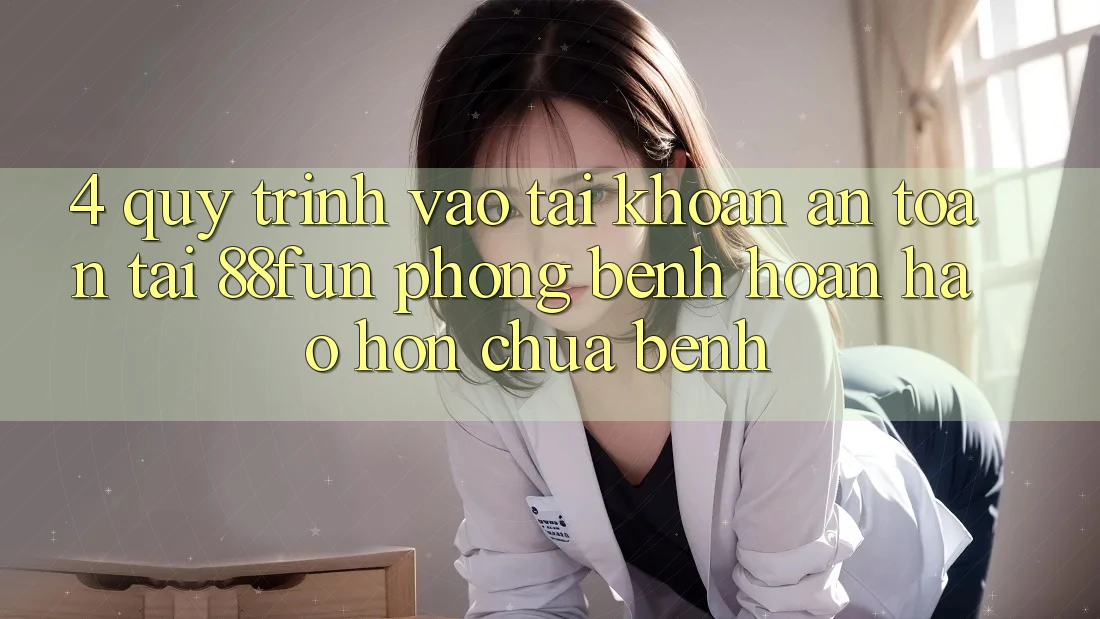 4. Quy Trình Vào tài khoản An Toàn Tại 88fun: Phòng Bệnh Hoàn hảo hơn Chữa Bệnh