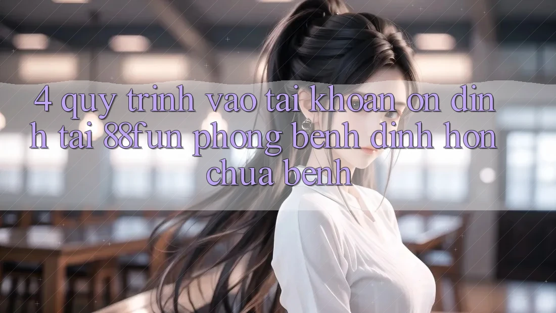4. Quy Trình Vào tài khoản Ổn định Tại 88fun: Phòng Bệnh Đỉnh hơn Chữa Bệnh 4. Quy Trình Vào tài khoản Ổn định Tại 88fun: Phòng Bệnh Đỉnh hơn Chữa Bệnh