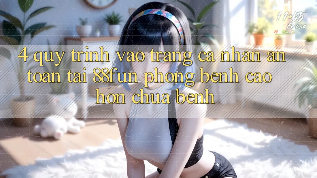 4. Quy Trình Vào trang cá nhân An Toàn Tại 88fun: Phòng Bệnh Cao hơn Chữa Bệnh
