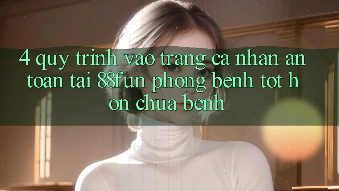 4. Quy Trình Vào trang cá nhân An Toàn Tại 88fun: Phòng Bệnh Tốt hơn Chữa Bệnh 4. Quy Trình Vào trang cá nhân An Toàn Tại 88fun: Phòng Bệnh Tốt hơn Chữa Bệnh