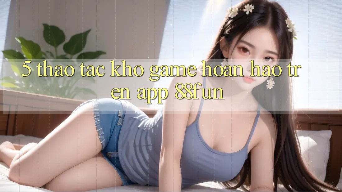 5. Thao tác Kho Game Hoàn hảo Trên App 88fun