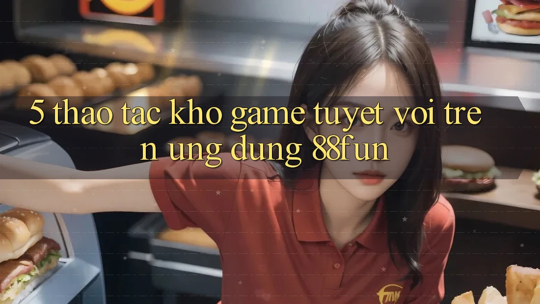 5. Thao tác Kho Game Tuyệt vời Trên Ứng dụng 88fun