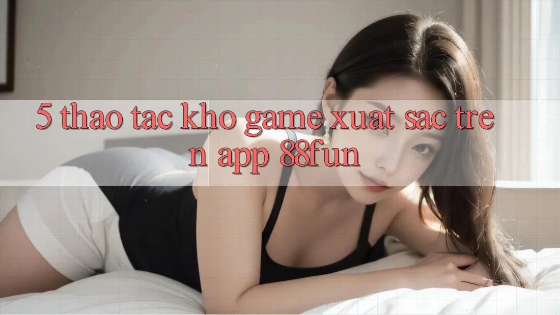 5. Thao tác Kho Game Xuất sắc Trên App 88fun 5. Thao tác Kho Game Xuất sắc Trên App 88fun