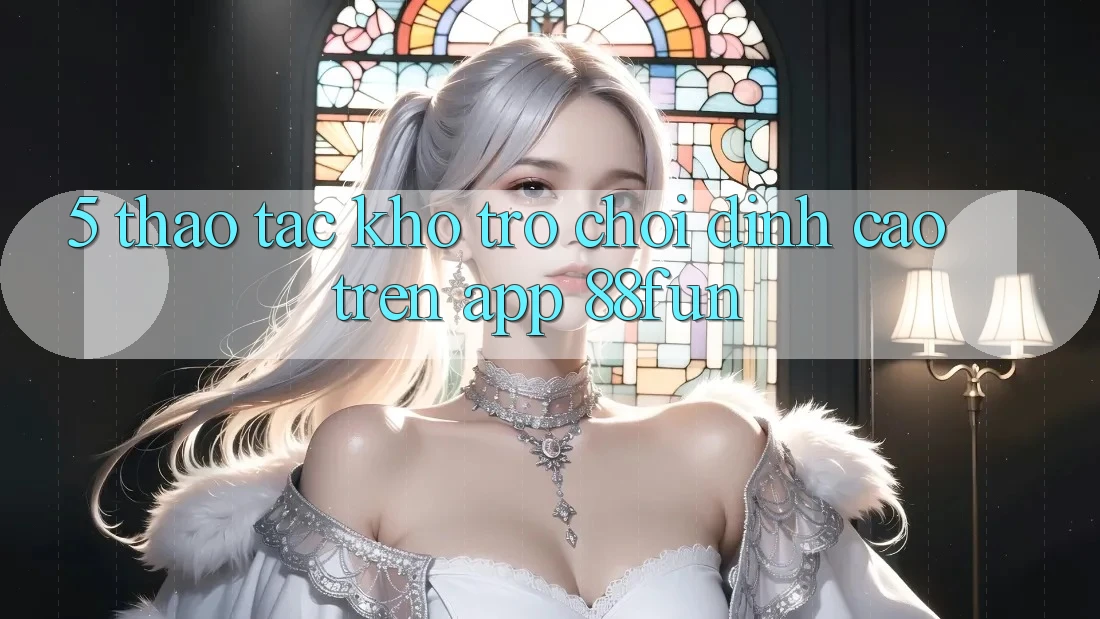 5. Thao tác Kho Trò chơi Đỉnh Cao Trên App 88fun