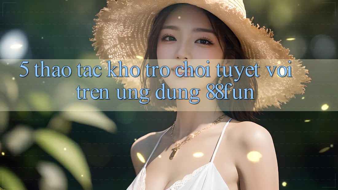 5. Thao tác Kho Trò chơi Tuyệt vời Trên Ứng dụng 88fun