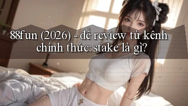 88fun (2026)   để review từ kênh chính thức stake là gì