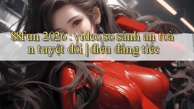88fun 2026 video so sánh an toàn tuyệt đối điều đáng tiếc