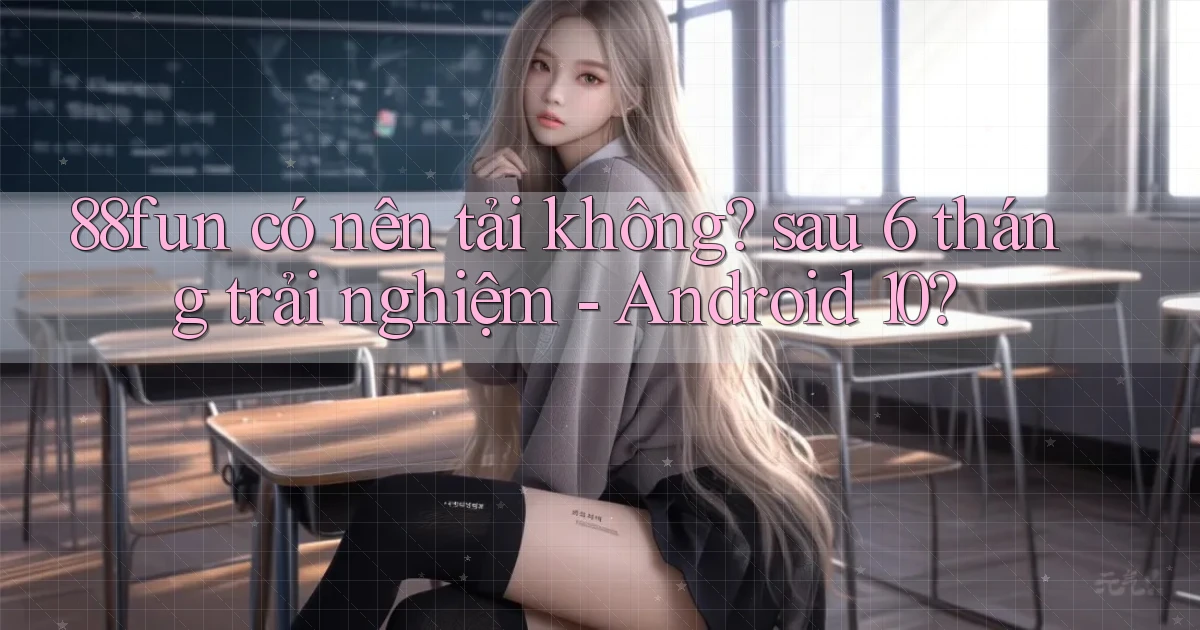 88fun có nên tải không sau 6 tháng trải nghiệm   Android 10
