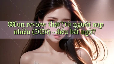 88fun review thật từ người nạp nhiều (2026)   điều bất ngờ