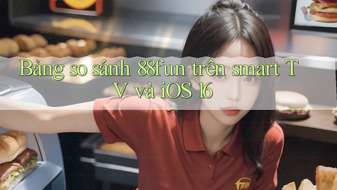 Bảng so sánh 88fun trên smart TV và iOS 16