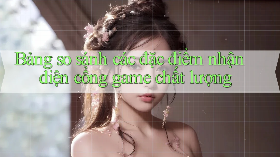 Bảng so sánh các đặc điểm nhận diện cổng game chất lượng Bảng so sánh các đặc điểm nhận diện cổng game chất lượng
