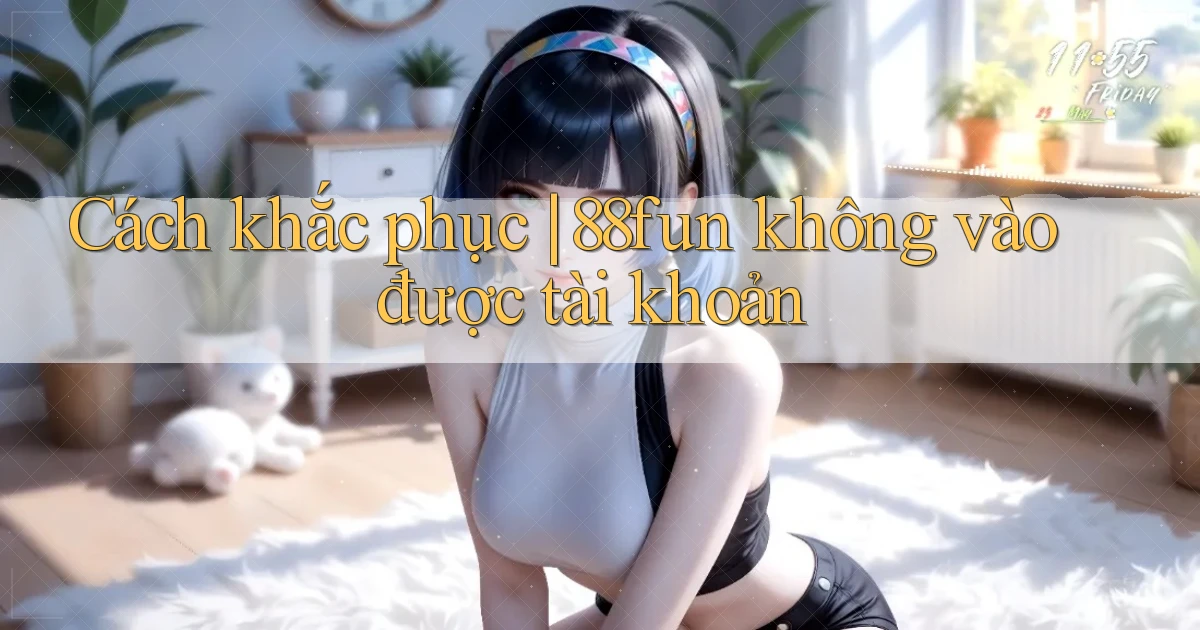 Cách khắc phục 88fun không vào được tài khoản