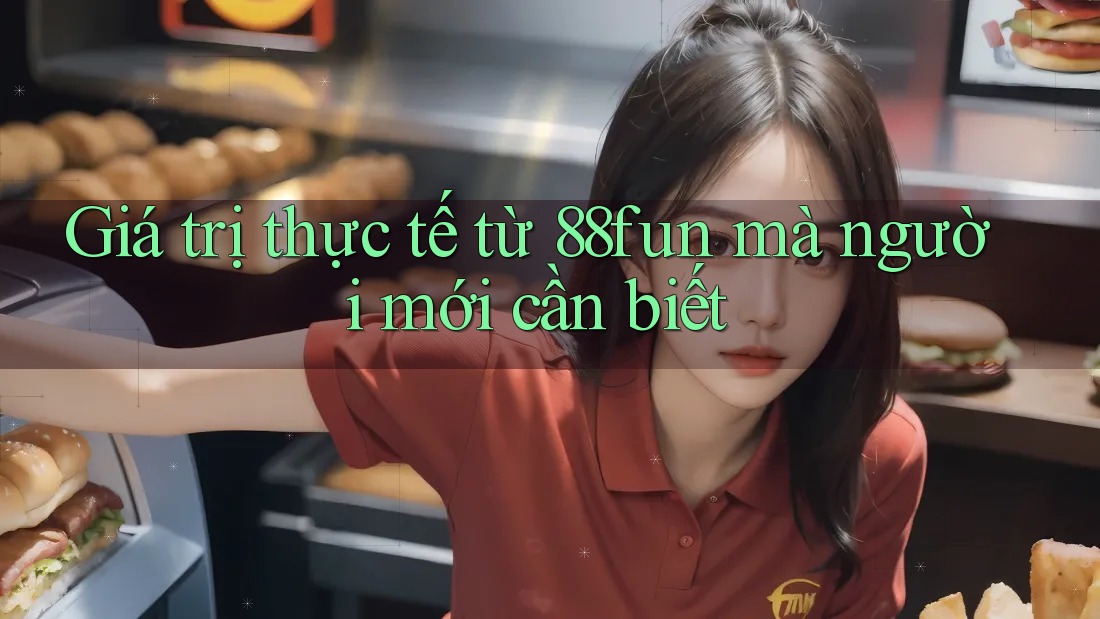 Giá trị thực tế từ 88fun mà người mới cần biết