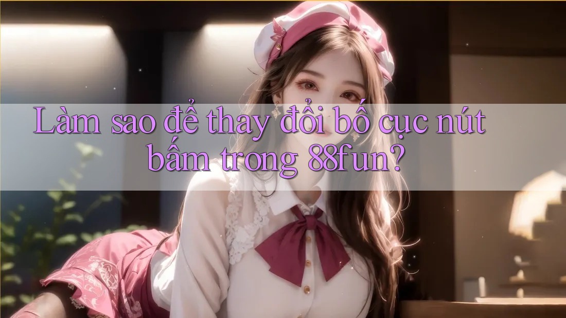 Làm sao để thay đổi bố cục nút bấm trong 88fun?