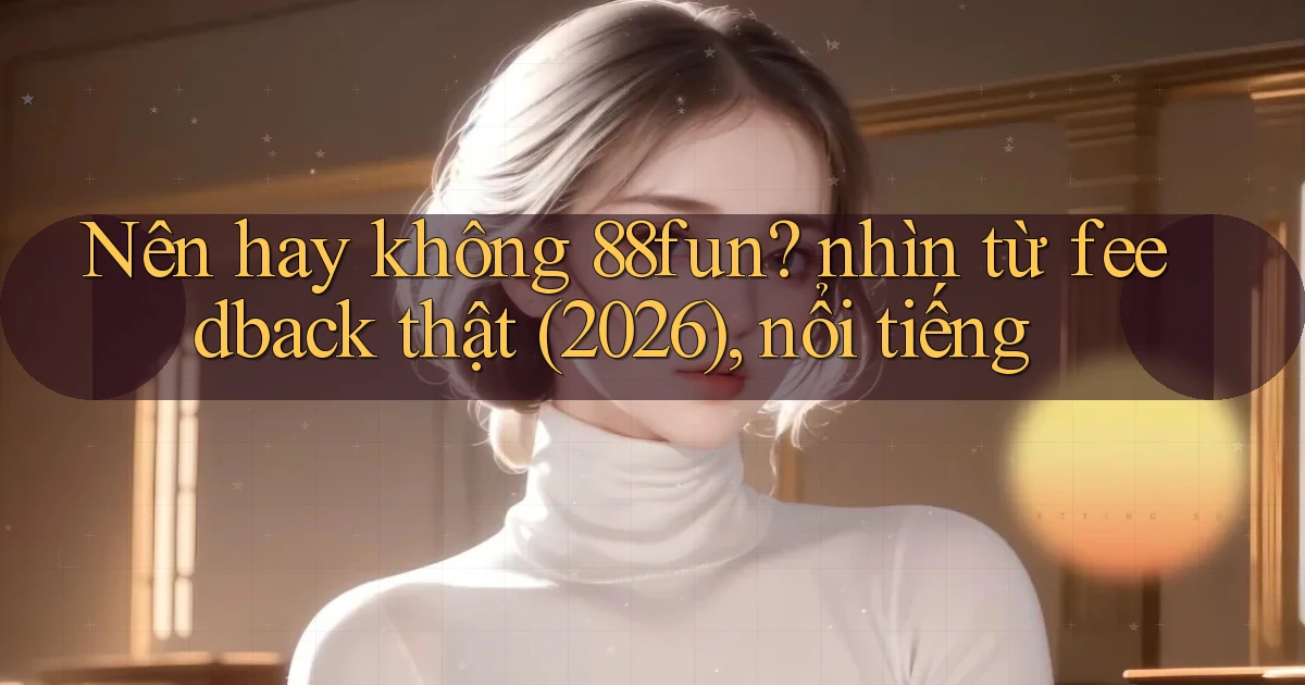 Nên hay không 88fun nhìn từ feedback thật (2026), nổi tiếng
