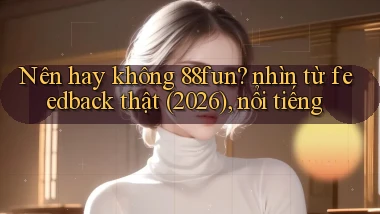 Nên hay không 88fun nhìn từ feedback thật (2026), nổi tiếng